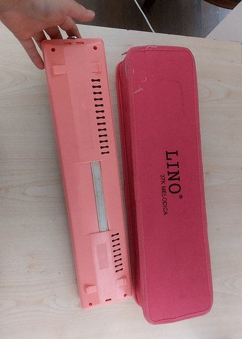 Pastel Pembe Melodika ve Taşıma Çantası - Görsel 7