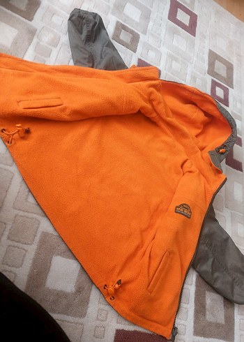 Erkek Çocuk çift yönlü Kapüşonlu Fermuarlı Ceket - Görsel 4