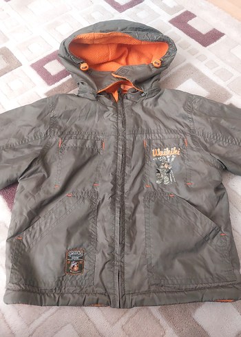 Erkek Çocuk çift yönlü Kapüşonlu Fermuarlı Ceket - Görsel 2