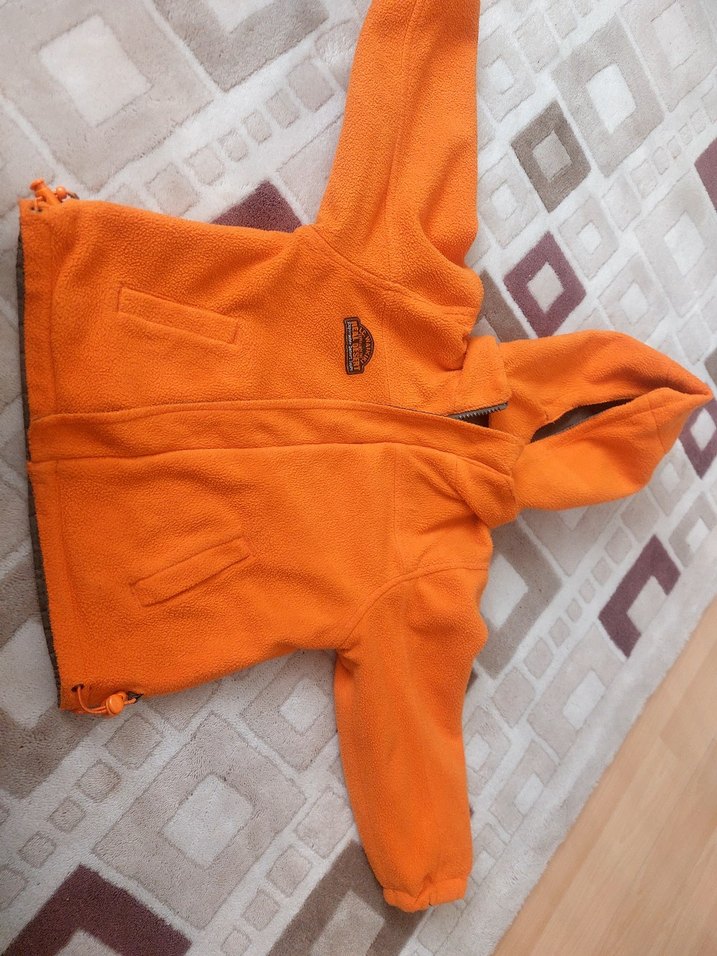 Erkek Çocuk çift yönlü Kapüşonlu Fermuarlı Ceket - Görsel 5