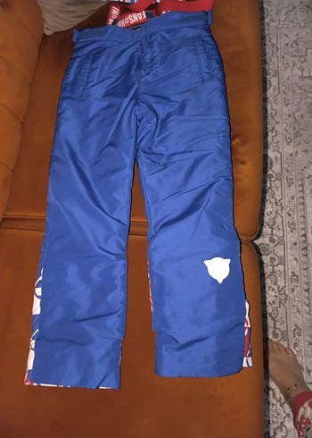 Erkek cocuk  10 yaş Mavi Kayak montu pantolonu - Görsel 2