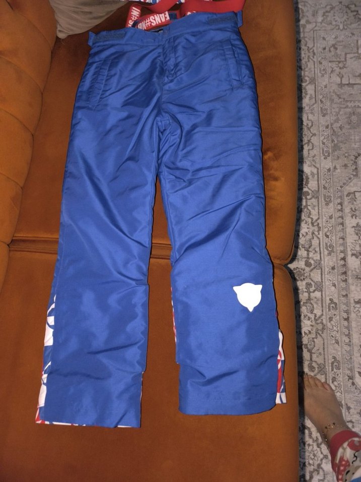 Erkek cocuk  10 yaş Mavi Kayak montu pantolonu - Görsel 2