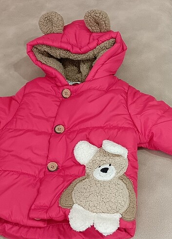 Diğer Bebek kaban mont sevimli peluş ayıcıklı havalı 