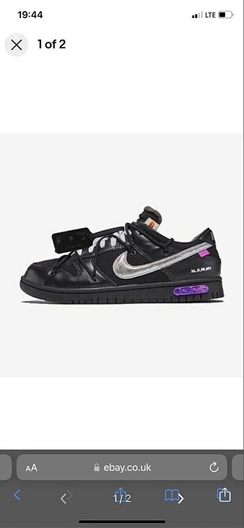 Nike sb dunk low off white