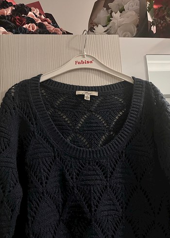 Kadın Örgü Triko Kazak - Görsel 2