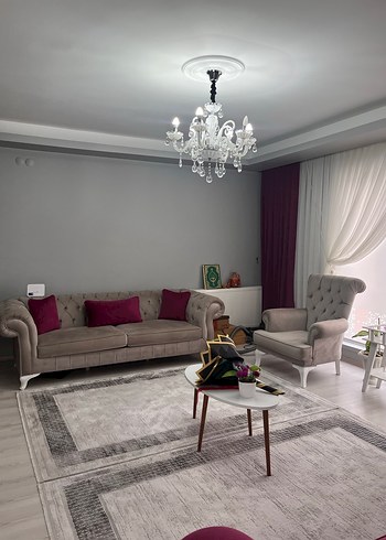 Kapitoneli Koltuk Takımı ve Kırlentler - Görsel 2