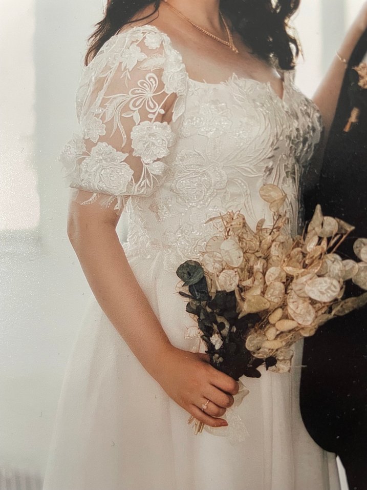 Vintage Tarz Özel Tasarım Zarif Gelinlik - Görsel 4