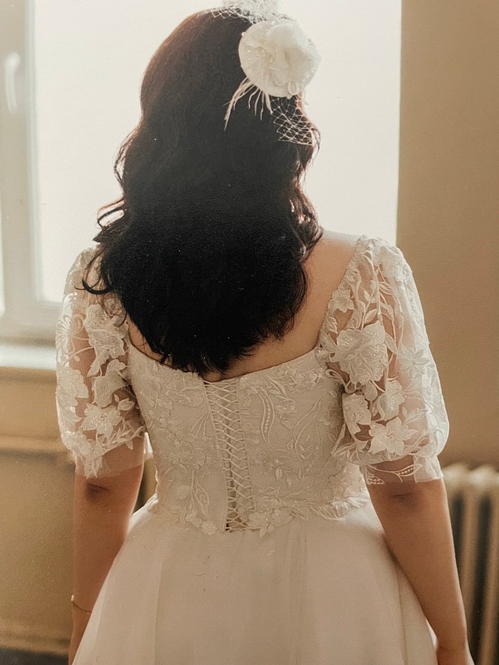 Vintage Tarz Özel Tasarım Zarif Gelinlik - Görsel 3