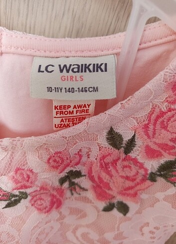10 Yaş Beden LCW tül elbise 10-11 yaş