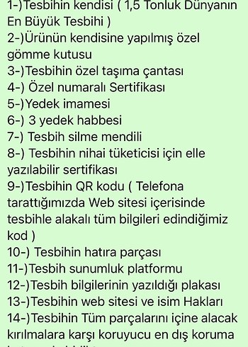 DÜNYANIN EN BÜYÜK TESBİHİNDEN YAPIM - Görsel 3