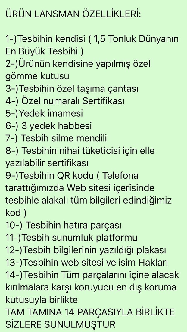 DÜNYANIN EN BÜYÜK TESBİHİNDEN YAPIM - Görsel 3