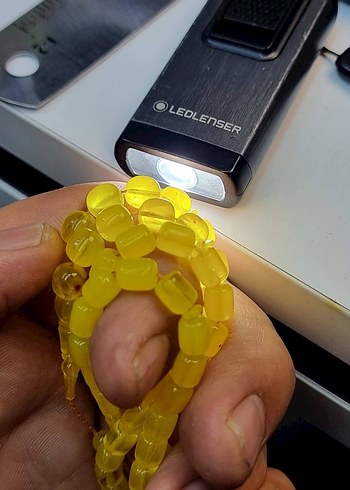 Osmanlı Sıkma Kehribar (1 Adet) - Görsel 5