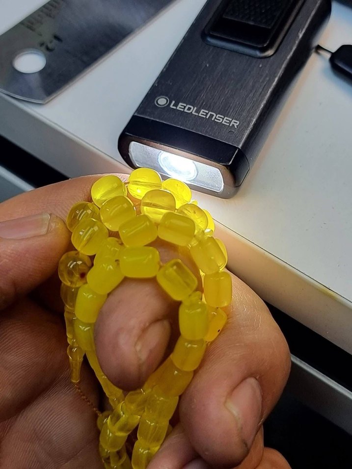 Osmanlı Sıkma Kehribar (1 Adet) - Görsel 5