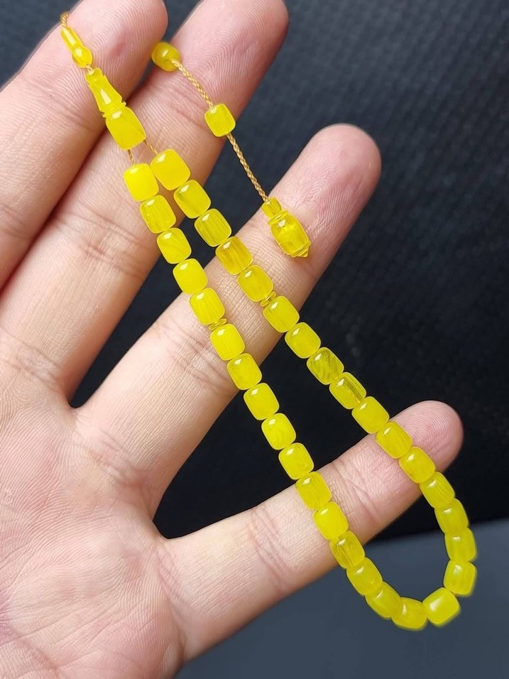 Osmanlı Sıkma Kehribar Kapsül Model (1 Adet) - Görsel 3