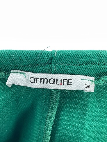 36 Beden yeşil Renk Armalife Jean / Kot %70 İndirimli.