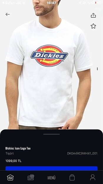m Beden DICKIES TSHIRT