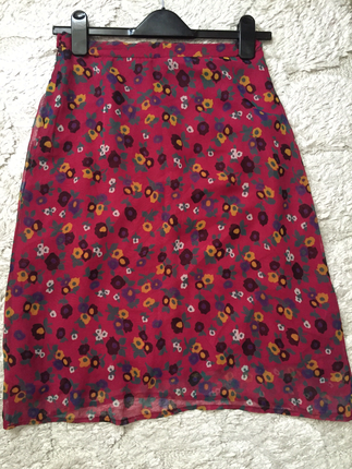 38 Beden Orjinal benetton şifon etek