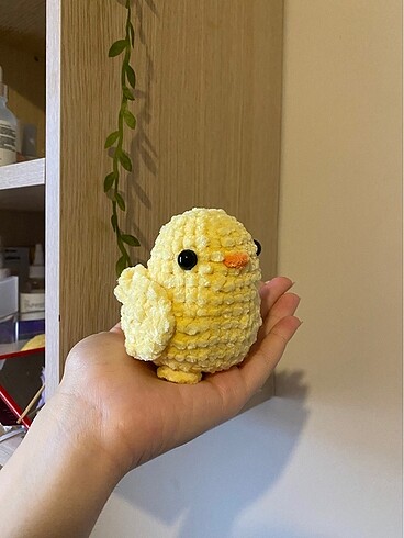 Diğer Amigurumi sarı kuş
