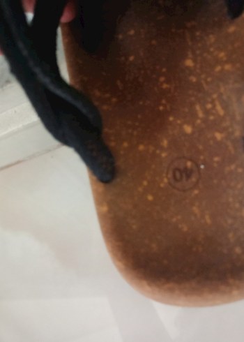 Kahverengi Mantar Taban Sandalet - Görsel 3