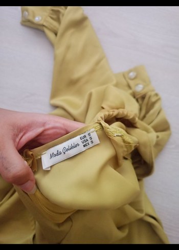 V Yaka Drapeli Mini Elbise Abiye Elbise - Görsel 5