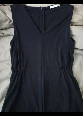 Jimmy Key Siyah V Yaka Kolsuz Şortlu Tulum - Görsel 2