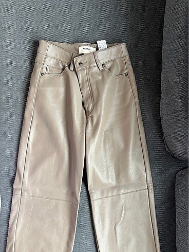 xs Beden camel Renk Deri pantolon