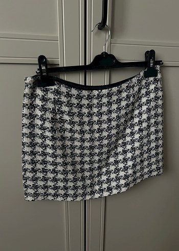 Ekoseli Mini Etek - Görsel 3