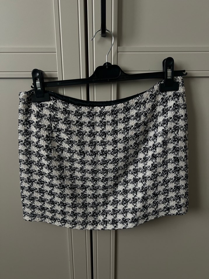 Ekoseli Mini Etek - Görsel 4