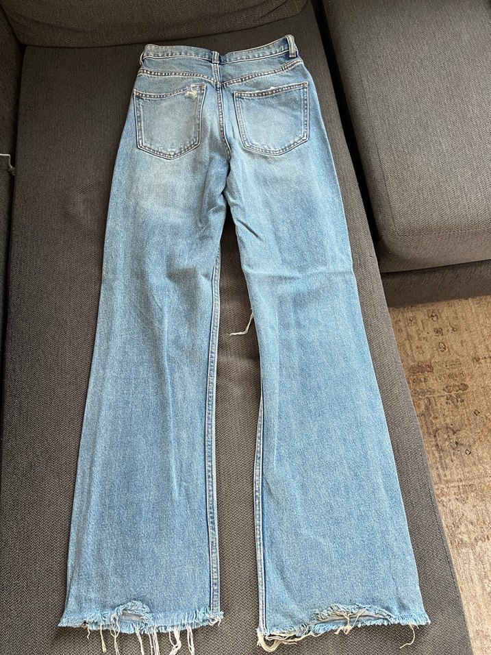 Yırtık Bol Kesim jean - Görsel 4