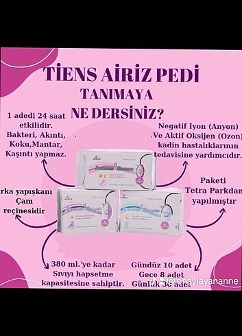 Tiens Airiz Hijyenik Ped