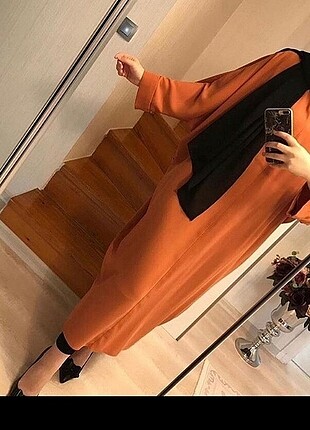 Tesettür Kiremit elbise/tunik