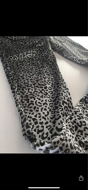 Leopar desenli pantolon