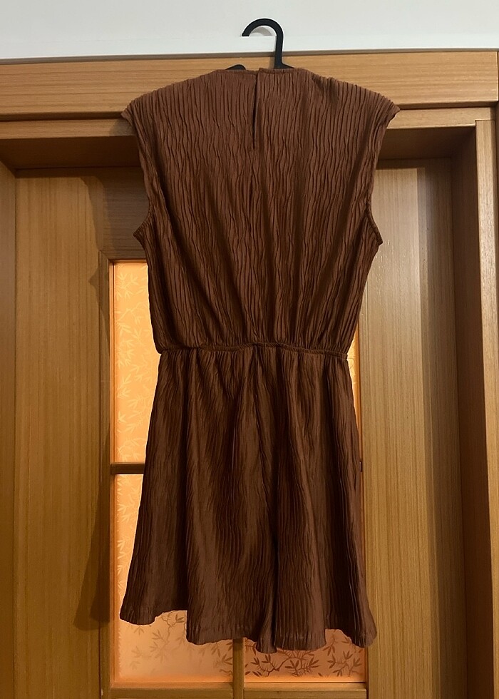 Tarçın rengi m beden tulum - Görsel 5