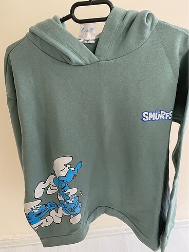 Şirinler baskılı sweat