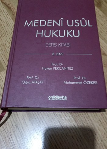 Medeni Usul Hukuku Ders Kitabı