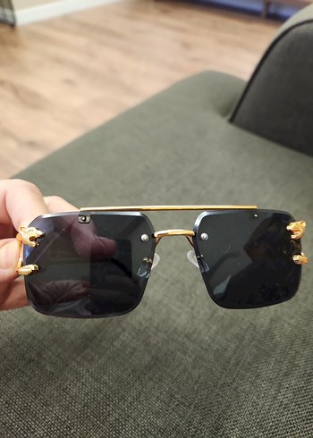 Klasik Gold Tokalı Kadın Güneş Gözlüğü - Görsel 5