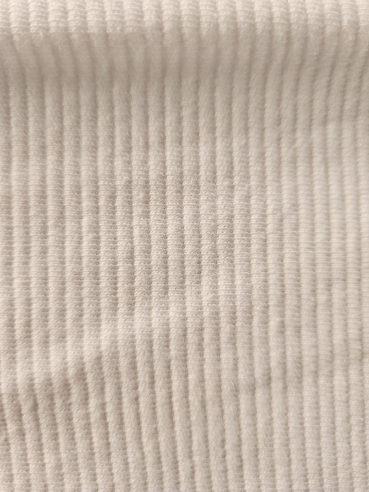 Beyaz Fermuarlı Kadın Keten Hırka - Görsel 3