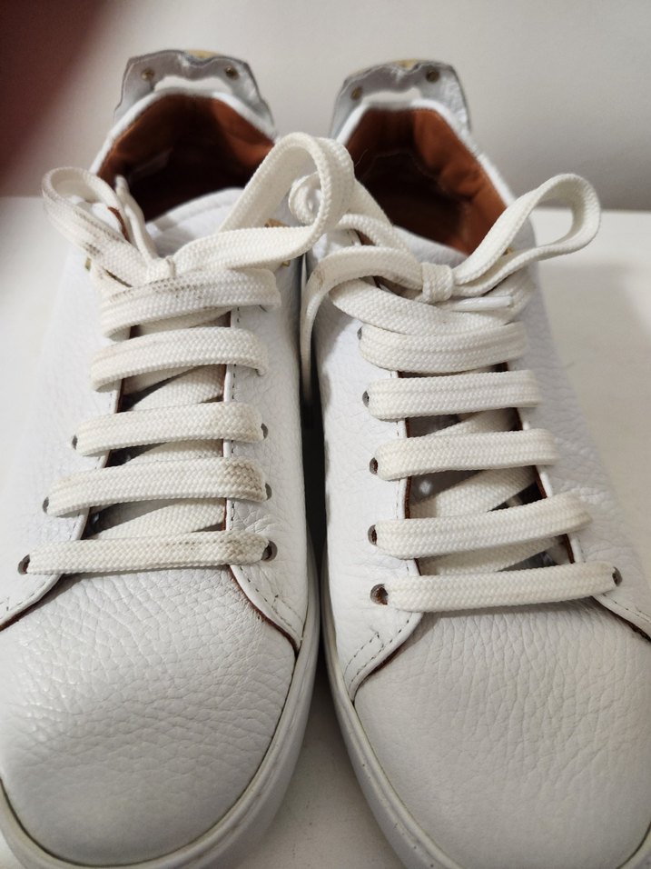 Beyaz bağcıkı Derimod Bayan Spor Ayakkabı 37 numara - Görsel 3