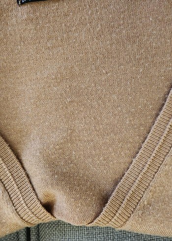 Tarçın rengi  Düğmeli Kadın Hırka - Görsel 5