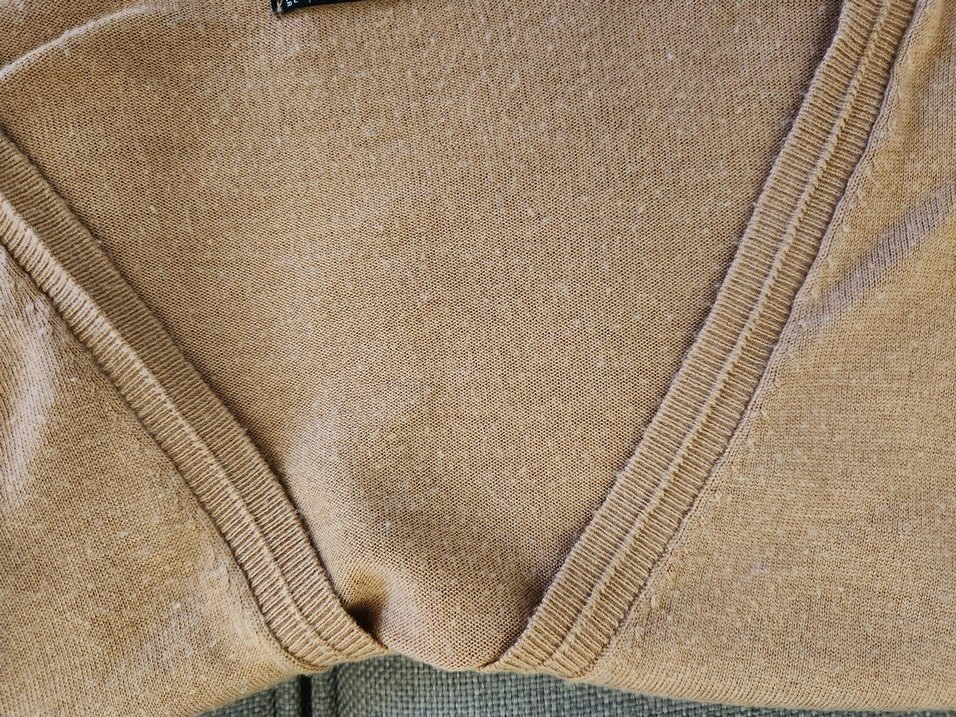 Tarçın rengi  Düğmeli Kadın Hırka - Görsel 5