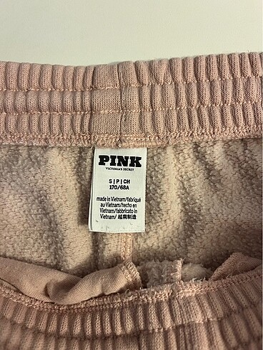 s Beden vs pink marka pembe mini şort