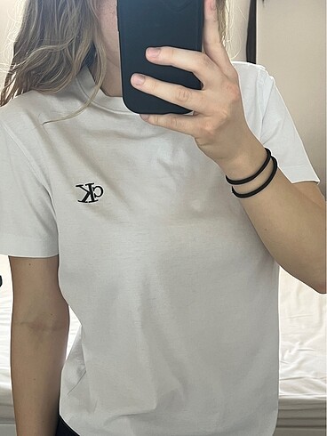 s Beden beyaz Renk calvin klein düz beyaz unisex tshirt
