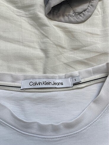 Calvin Klein calvin klein düz beyaz unisex tshirt