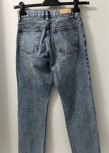 Mango Mavi Gri Regular Fit Denim Kadın Jean