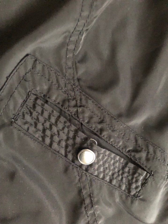 Fermuarlı Siyah Kadın yağmurluk M - Görsel 5