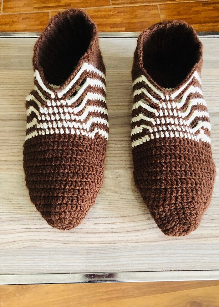 Tığı örgü patik 38 - Görsel 2