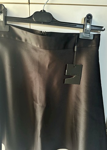 Network Siyah Drapeli Mini Saten Etek - Görsel 4