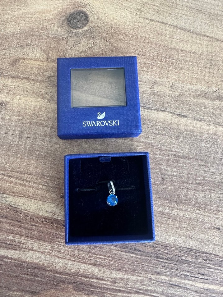 Swarovski Kadın Mavi Kırmızı Charm & Kolye Ucu - Görsel 4