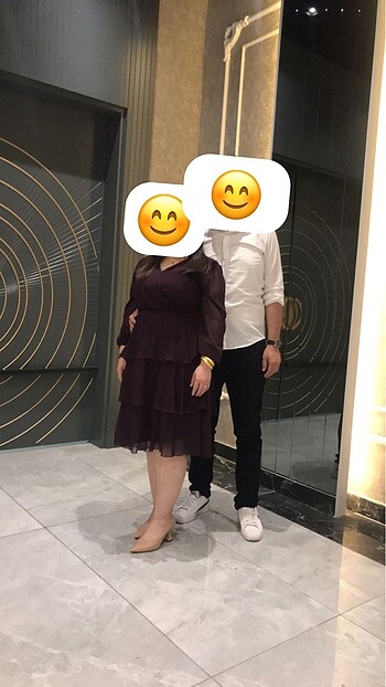 Şifon Abiye elbise - Görsel 2