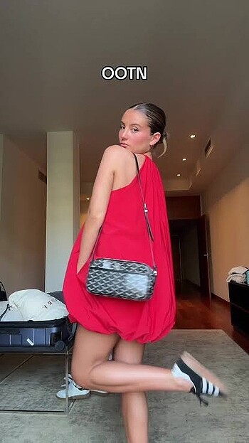 m Beden Zara ZW collection balon elbise